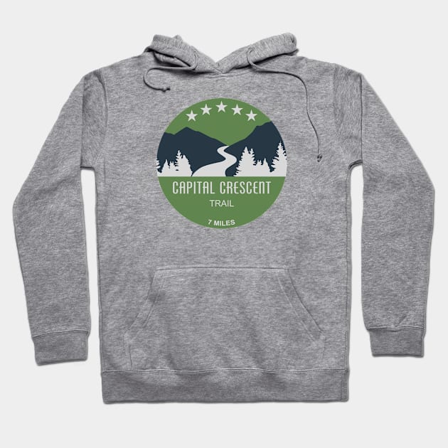 Capital Crescent Trail Hoodie by esskay1000